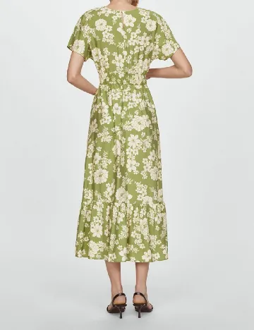 Rochie medie Mango, verde