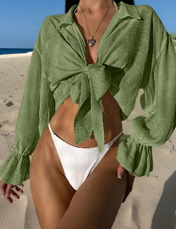 Top SHEIN, verde