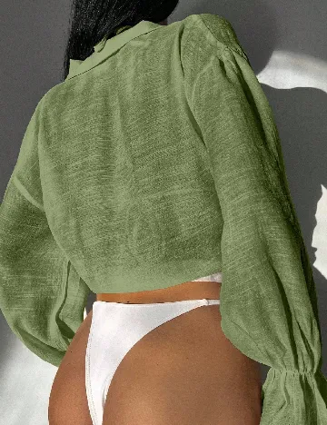 Top SHEIN, verde