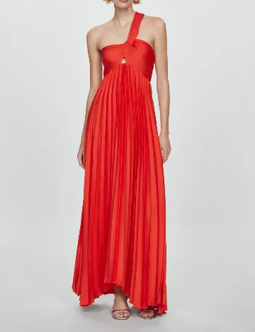 Rochie lunga Mango, rosu