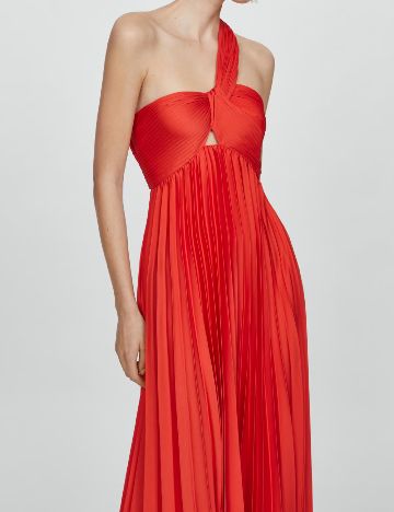 Rochie lunga Mango, rosu