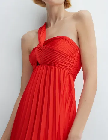Rochie lunga Mango, rosu