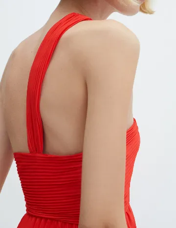 Rochie lunga Mango, rosu