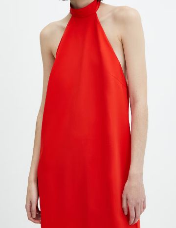 Rochie scurta Mango, rosu