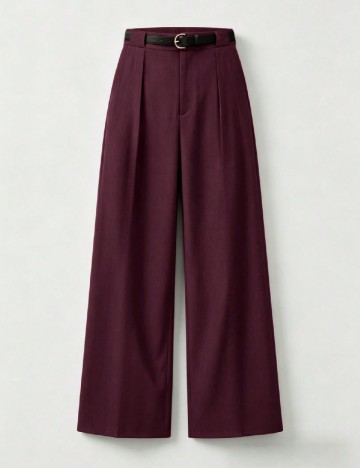 Pantaloni SHEIN, pruna