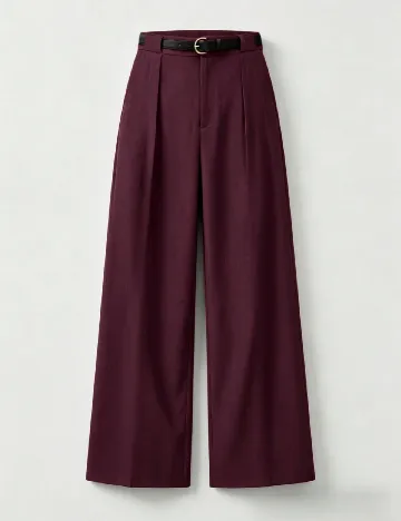 Pantaloni SHEIN, pruna