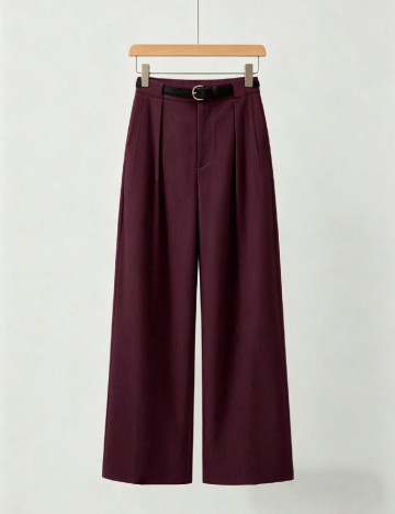 Pantaloni SHEIN, pruna