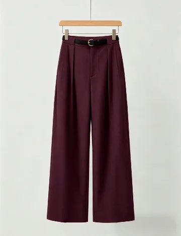 Pantaloni SHEIN, pruna