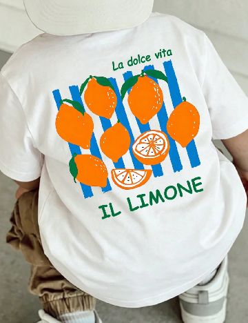 Tricou Shein Kids, alb