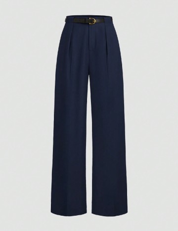 Pantaloni SHEIN, bleumarin