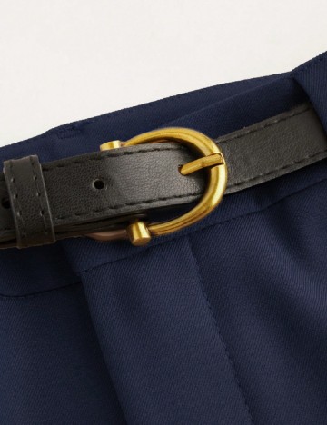 Pantaloni SHEIN, bleumarin