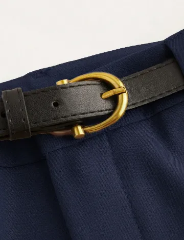 Pantaloni SHEIN, bleumarin