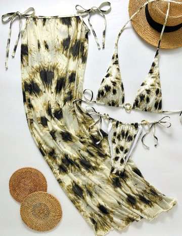 Costum de baie SHEIN, verde
