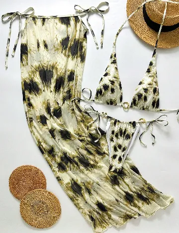 Costum de baie SHEIN, verde
