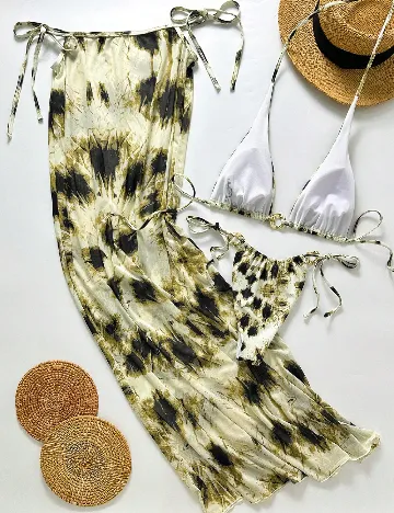 Costum de baie SHEIN, verde