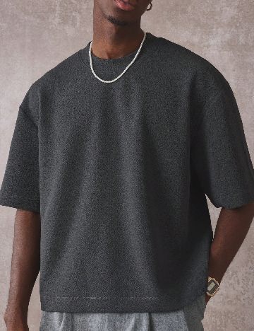 Tricou Oversize SUMWON, gri
