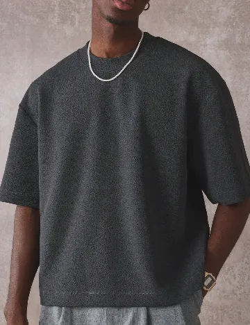 Tricou Oversize SUMWON, gri