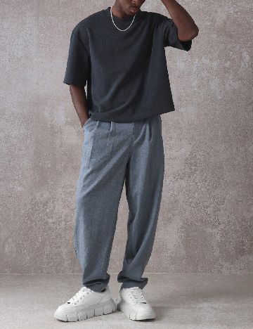 Tricou Oversize SUMWON, gri