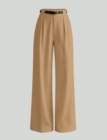 Pantaloni SHEIN, maro