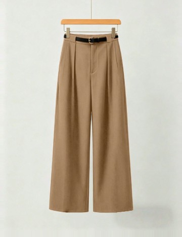 Pantaloni SHEIN, maro