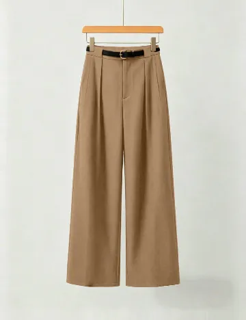 Pantaloni SHEIN, maro