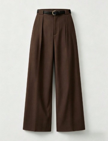 Pantaloni SHEIN, maro