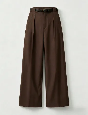 Pantaloni SHEIN, maro