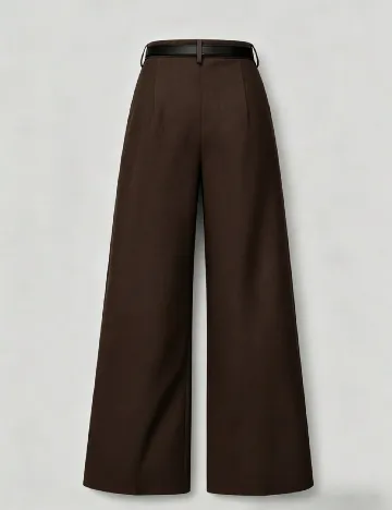 Pantaloni SHEIN, maro