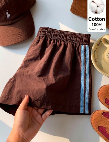 Pantaloni scurti SHEIN, maro