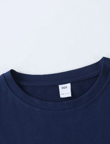 Tricou Shein Kids, bleumarin