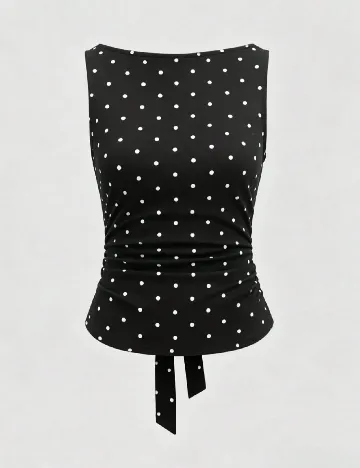 Bluza SHEIN, negru/alb