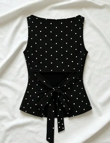 Bluza SHEIN, negru/alb