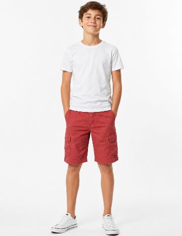 Pantaloni scurti Zara, rosu