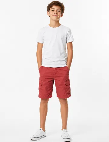 Pantaloni scurti Zara, rosu