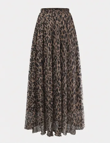 Fusta SHEIN CURVE, animal print