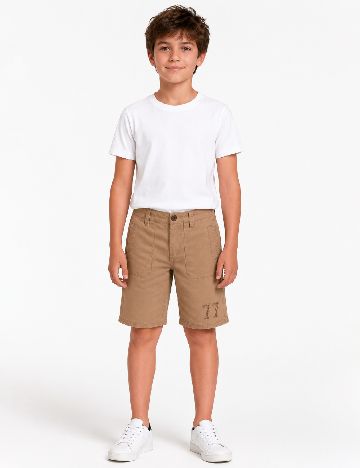 Pantaloni scurti Zara, maro