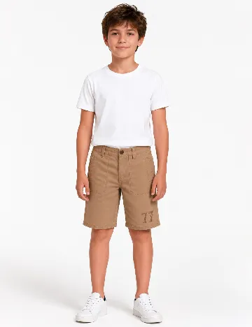 Pantaloni scurti Zara, maro