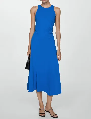 Rochie medie Mango, albastru