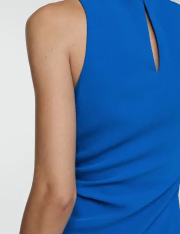 Rochie medie Mango, albastru