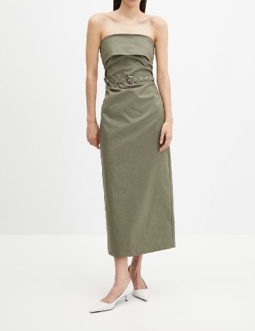 Rochie medie Mango, verde