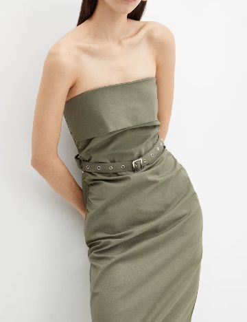 Rochie medie Mango, verde