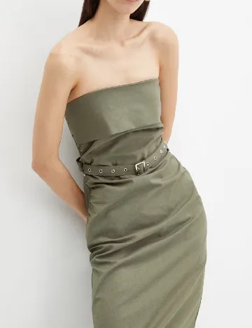 Rochie medie Mango, verde