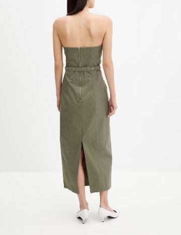 Rochie medie Mango, verde