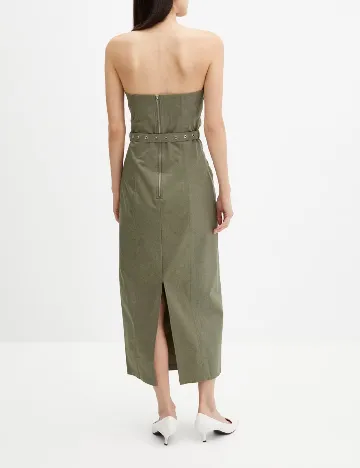 Rochie medie Mango, verde
