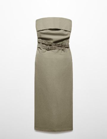 Rochie medie Mango, verde