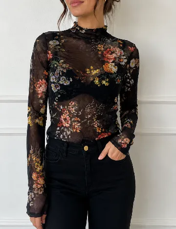 Bluza Bershka, negru