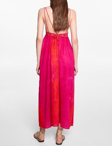 Rochie lunga Mango Teen, roz