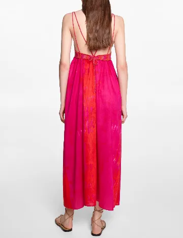 Rochie lunga Mango Teen, roz