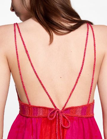 Rochie lunga Mango Teen, roz