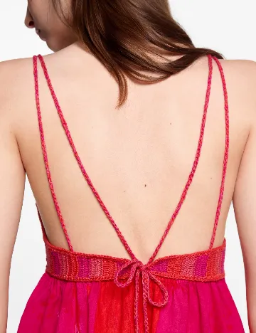 Rochie lunga Mango Teen, roz